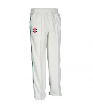 Gray-Nicolls Super Cricket Trouser - Green Piping